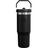 image:imageSTANLEY IceFlow 20 Flip Straw Tumbler with Handle 20 oz  Twist On Lid and Flip Up Straw  Leak Resistant Water Bottle  Insulated Stainless Steel  BPAFree  Stainless Steel AshBlack 20