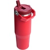 image:imageSTANLEY IceFlow 20 Flip Straw Tumbler with Handle 20 oz  Twist On Lid and Flip Up Straw  Leak Resistant Water Bottle  Insulated Stainless Steel  BPAFree  Stainless Steel AshChili Red