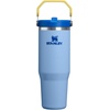 image:imageSTANLEY IceFlow 20 Flip Straw Tumbler with Handle 20 oz  Twist On Lid and Flip Up Straw  Leak Resistant Water Bottle  Insulated Stainless Steel  BPAFree  Stainless Steel AshCornflower Admiral Blue