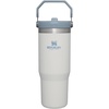 image:imageSTANLEY IceFlow 20 Flip Straw Tumbler with Handle 20 oz  Twist On Lid and Flip Up Straw  Leak Resistant Water Bottle  Insulated Stainless Steel  BPAFree  Stainless Steel AshFog