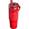 image:imageSTANLEY IceFlow 20 Flip Straw Tumbler with Handle 20 oz  Twist On Lid and Flip Up Straw  Leak Resistant Water Bottle  Insulated Stainless Steel  BPAFree  Stainless Steel AshChili Red Fireworks