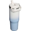 image:imageSTANLEY IceFlow 20 Flip Straw Tumbler with Handle 20 oz  Twist On Lid and Flip Up Straw  Leak Resistant Water Bottle  Insulated Stainless Steel  BPAFree  Stainless Steel AshBlue Dream Gradient