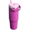 image:imageSTANLEY IceFlow 20 Flip Straw Tumbler with Handle 20 oz  Twist On Lid and Flip Up Straw  Leak Resistant Water Bottle  Insulated Stainless Steel  BPAFree  Stainless Steel AshDark Blossom
