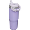 image:imageSTANLEY IceFlow 20 Flip Straw Tumbler with Handle 20 oz  Twist On Lid and Flip Up Straw  Leak Resistant Water Bottle  Insulated Stainless Steel  BPAFree  Stainless Steel AshLavender