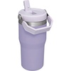 image:imageSTANLEY IceFlow 20 Flip Straw Tumbler with Handle 20 oz  Twist On Lid and Flip Up Straw  Leak Resistant Water Bottle  Insulated Stainless Steel  BPAFree  Stainless Steel AshLavender