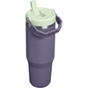 image:imageSTANLEY IceFlow 20 Flip Straw Tumbler with Handle 20 oz  Twist On Lid and Flip Up Straw  Leak Resistant Water Bottle  Insulated Stainless Steel  BPAFree  Stainless Steel AshPurple Umbra