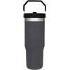 image:imageSTANLEY IceFlow 20 Flip Straw Tumbler with Handle 20 oz  Twist On Lid and Flip Up Straw  Leak Resistant Water Bottle  Insulated Stainless Steel  BPAFree  Stainless Steel AshCharcoal