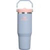 image:imageSTANLEY IceFlow 20 Flip Straw Tumbler with Handle 20 oz  Twist On Lid and Flip Up Straw  Leak Resistant Water Bottle  Insulated Stainless Steel  BPAFree  Stainless Steel AshBlue Dream