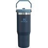 image:imageSTANLEY IceFlow 20 Flip Straw Tumbler with Handle 20 oz  Twist On Lid and Flip Up Straw  Leak Resistant Water Bottle  Insulated Stainless Steel  BPAFree  Stainless Steel AshNavy