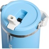 image:imageSTANLEY IceFlow 20 Flip Straw Tumbler with Handle 20 oz  Twist On Lid and Flip Up Straw  Leak Resistant Water Bottle  Insulated Stainless Steel  BPAFree  Stainless Steel AshTeam Light Blue White