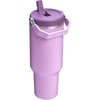image:imageSTANLEY IceFlow 20 Flip Straw Tumbler with Handle 20 oz  Twist On Lid and Flip Up Straw  Leak Resistant Water Bottle  Insulated Stainless Steel  BPAFree  Stainless Steel AshLilac