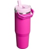 image:imageSTANLEY IceFlow 20 Flip Straw Tumbler with Handle 20 oz  Twist On Lid and Flip Up Straw  Leak Resistant Water Bottle  Insulated Stainless Steel  BPAFree  Stainless Steel AshViolet Blossom