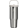 image:imageSTANLEY IceFlow 20 Flip Straw Tumbler with Handle 20 oz  Twist On Lid and Flip Up Straw  Leak Resistant Water Bottle  Insulated Stainless Steel  BPAFree  Stainless Steel AshStainless Steel Ash