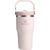 image:imageSTANLEY IceFlow 20 Flip Straw Tumbler with Handle 20 oz  Twist On Lid and Flip Up Straw  Leak Resistant Water Bottle  Insulated Stainless Steel  BPAFree  Stainless Steel AshRose Quartz 20