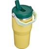 image:imageSTANLEY IceFlow 20 Flip Straw Tumbler with Handle 20 oz  Twist On Lid and Flip Up Straw  Leak Resistant Water Bottle  Insulated Stainless Steel  BPAFree  Stainless Steel AshDaffodil Emerald