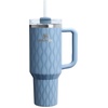image:imageSTANLEY Quencher H20 Tumbler with Handle and Straw 40 oz  Flowstate 3Position Lid  Cup Holder Compatible for Travel  Insulated Stainless Steel Cup  BPAFree  Blue Dream StoneSlate Blue Drift