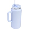 image:imageSTANLEY Quencher H20 Tumbler with Handle and Straw 40 oz  Flowstate 3Position Lid  Cup Holder Compatible for Travel  Insulated Stainless Steel Cup  BPAFree  Blue Dream StoneDew Drop