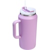 image:imageSTANLEY Quencher H20 Tumbler with Handle and Straw 40 oz  Flowstate 3Position Lid  Cup Holder Compatible for Travel  Insulated Stainless Steel Cup  BPAFree  Blue Dream StoneLilac