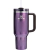 image:imageSTANLEY Quencher H20 Tumbler with Handle and Straw 40 oz  Flowstate 3Position Lid  Cup Holder Compatible for Travel  Insulated Stainless Steel Cup  BPAFree  Blue Dream StoneFluted Wisteria Shine