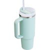 image:imageSTANLEY Quencher H20 Tumbler with Handle and Straw 40 oz  Flowstate 3Position Lid  Cup Holder Compatible for Travel  Insulated Stainless Steel Cup  BPAFree  Blue Dream StoneSeafoam