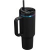 image:imageSTANLEY Quencher H20 Tumbler with Handle and Straw 40 oz  Flowstate 3Position Lid  Cup Holder Compatible for Travel  Insulated Stainless Steel Cup  BPAFree  Blue Dream StoneBlack Chroma
