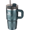 image:imageSTANLEY Quencher H20 Tumbler with Handle and Straw 40 oz  Flowstate 3Position Lid  Cup Holder Compatible for Travel  Insulated Stainless Steel Cup  BPAFree  Blue Dream StoneFluted Marina Shine
