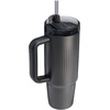 image:imageSTANLEY Quencher H20 Tumbler with Handle and Straw 40 oz  Flowstate 3Position Lid  Cup Holder Compatible for Travel  Insulated Stainless Steel Cup  BPAFree  Blue Dream StoneFluted Black