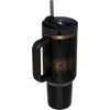 image:imageSTANLEY Quencher H20 Tumbler with Handle and Straw 40 oz  Flowstate 3Position Lid  Cup Holder Compatible for Travel  Insulated Stainless Steel Cup  BPAFree  Blue Dream StoneBlack Gloss Deco