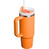 image:imageSTANLEY Quencher H20 Tumbler with Handle and Straw 40 oz  Flowstate 3Position Lid  Cup Holder Compatible for Travel  Insulated Stainless Steel Cup  BPAFree  Blue Dream StoneGoldenrod Coral