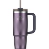 image:imageSTANLEY Quencher H20 Tumbler with Handle and Straw 40 oz  Flowstate 3Position Lid  Cup Holder Compatible for Travel  Insulated Stainless Steel Cup  BPAFree  Blue Dream StoneFluted Wisteria Shine