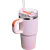 image:imageSTANLEY Quencher H20 Tumbler with Handle and Straw 40 oz  Flowstate 3Position Lid  Cup Holder Compatible for Travel  Insulated Stainless Steel Cup  BPAFree  Blue Dream StoneRose Petal Shimmer