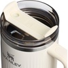 image:imageSTANLEY Quencher H20 Tumbler with Handle and Straw 40 oz  Flowstate 3Position Lid  Cup Holder Compatible for Travel  Insulated Stainless Steel Cup  BPAFree  Blue Dream StoneFluted Cream Gloss