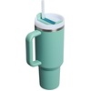 image:imageSTANLEY Quencher H20 Tumbler with Handle and Straw 40 oz  Flowstate 3Position Lid  Cup Holder Compatible for Travel  Insulated Stainless Steel Cup  BPAFree  Blue Dream StoneSpring Green