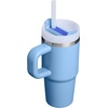 image:imageSTANLEY Quencher H20 Tumbler with Handle and Straw 40 oz  Flowstate 3Position Lid  Cup Holder Compatible for Travel  Insulated Stainless Steel Cup  BPAFree  Blue Dream StoneBlue Sky