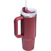 image:imageSTANLEY Quencher H20 Tumbler with Handle and Straw 40 oz  Flowstate 3Position Lid  Cup Holder Compatible for Travel  Insulated Stainless Steel Cup  BPAFree  Blue Dream StoneCranberry