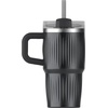 image:imageSTANLEY Quencher H20 Tumbler with Handle and Straw 40 oz  Flowstate 3Position Lid  Cup Holder Compatible for Travel  Insulated Stainless Steel Cup  BPAFree  Blue Dream StoneFluted Black