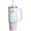 image:imageSTANLEY Quencher H20 Tumbler with Handle and Straw 40 oz  Flowstate 3Position Lid  Cup Holder Compatible for Travel  Insulated Stainless Steel Cup  BPAFree  Blue Dream StoneSunrise Spiral