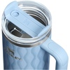 image:imageSTANLEY Quencher H20 Tumbler with Handle and Straw 40 oz  Flowstate 3Position Lid  Cup Holder Compatible for Travel  Insulated Stainless Steel Cup  BPAFree  Blue Dream StoneSlate Blue Drift