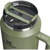 image:imageSTANLEY Quencher H20 Tumbler with Handle and Straw 40 oz  Flowstate 3Position Lid  Cup Holder Compatible for Travel  Insulated Stainless Steel Cup  BPAFree  Blue Dream StoneDried Pine