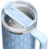 image:imageSTANLEY Quencher H20 Tumbler with Handle and Straw 40 oz  Flowstate 3Position Lid  Cup Holder Compatible for Travel  Insulated Stainless Steel Cup  BPAFree  Blue Dream StoneSlate Blue Drift