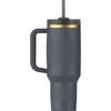 image:imageSTANLEY Quencher H20 Tumbler with Handle and Straw 40 oz  Flowstate 3Position Lid  Cup Holder Compatible for Travel  Insulated Stainless Steel Cup  BPAFree  Blue Dream StoneFluted Twilight