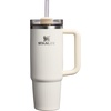 image:imageSTANLEY Quencher H20 Tumbler with Handle and Straw 40 oz  Flowstate 3Position Lid  Cup Holder Compatible for Travel  Insulated Stainless Steel Cup  BPAFree  Blue Dream StoneFluted Cream Gloss
