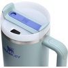 image:imageSTANLEY Quencher H20 Tumbler with Handle and Straw 40 oz  Flowstate 3Position Lid  Cup Holder Compatible for Travel  Insulated Stainless Steel Cup  BPAFree  Blue Dream StoneExclusive Blue Cactus