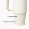 image:imageSTANLEY Quencher H20 Tumbler with Handle and Straw 40 oz  Flowstate 3Position Lid  Cup Holder Compatible for Travel  Insulated Stainless Steel Cup  BPAFree  Blue Dream StoneDew Drop