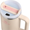 image:imageSTANLEY Quencher H20 Tumbler with Handle and Straw 40 oz  Flowstate 3Position Lid  Cup Holder Compatible for Travel  Insulated Stainless Steel Cup  BPAFree  Blue Dream StoneChampagne