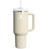 image:imageSTANLEY Quencher H20 Tumbler with Handle and Straw 40 oz  Flowstate 3Position Lid  Cup Holder Compatible for Travel  Insulated Stainless Steel Cup  BPAFree  Blue Dream StoneToasted Almond