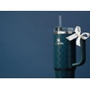 image:imageSTANLEY Quencher H20 Tumbler with Handle and Straw 40 oz  Flowstate 3Position Lid  Cup Holder Compatible for Travel  Insulated Stainless Steel Cup  BPAFree  Blue Dream StonePonderosa Star