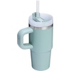 image:imageSTANLEY Quencher H20 Tumbler with Handle and Straw 40 oz  Flowstate 3Position Lid  Cup Holder Compatible for Travel  Insulated Stainless Steel Cup  BPAFree  Blue Dream StoneSeafoam
