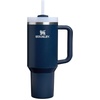 image:imageSTANLEY Quencher H20 Tumbler with Handle and Straw 40 oz  Flowstate 3Position Lid  Cup Holder Compatible for Travel  Insulated Stainless Steel Cup  BPAFree  Blue Dream StoneDark Navy