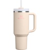 image:imageSTANLEY Quencher H20 Tumbler with Handle and Straw 40 oz  Flowstate 3Position Lid  Cup Holder Compatible for Travel  Insulated Stainless Steel Cup  BPAFree  Blue Dream StoneChampagne